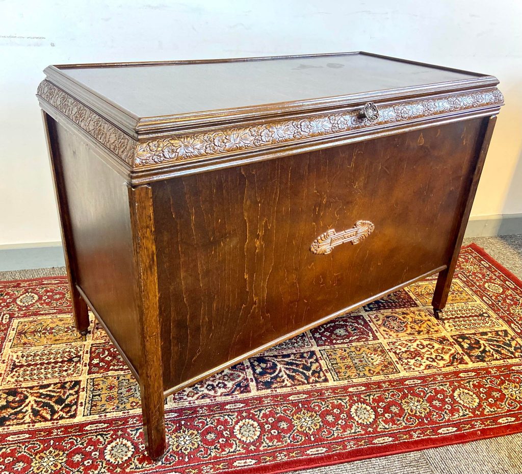 Antique Wooden Storage Blanket Chest / Lift Top / FREE DELIVERY / Made ...