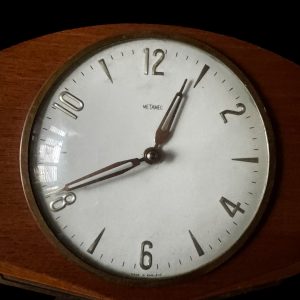 Vintage Metamec 8 Day Mechanical Clock / Wooden Case / Made in England 1950s / FREE DELIVERY - Image 7