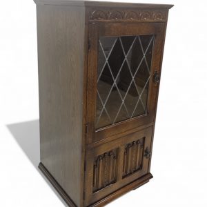 Vintage Old Charm Style Hi Fi Cabinet / Bookcase / Lifting Top / c1960 / FREE DELIVERY - Image 7
