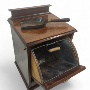 Antique Edwardian Mahogany Coal Box / c1900 / FREE DELIVERY - Image 7