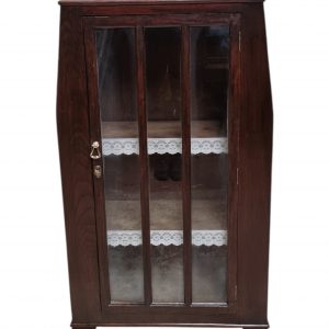 Antique Edwardian Floor Bookcase / Gin Cabinet / Glazed Door / c1900 / FREE DELIVERY - Image 11