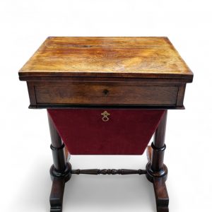 Antique Victorian Rosewood Work Table / c1850 / FREE DELIVERY - Image 12