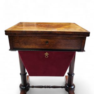 Antique Victorian Rosewood Work Table / c1850 / FREE DELIVERY - Image 10