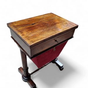 Antique Victorian Rosewood Work Table / c1850 / FREE DELIVERY - Image 5
