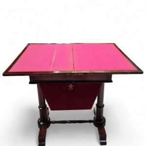 Antique Victorian Rosewood Work Table / c1850 / FREE DELIVERY