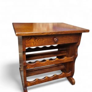 Vintage Wooden Wine Rack / Solid Oak / 20 Bottles / c1970 / FREE DELIVERY - Image 6