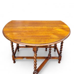 Antique English Large Drop Leaf Table / Solid Oak / Seats 4-8 / c1900 / FREE DELIVERY - Image 6