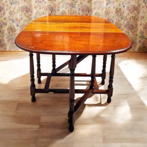Antique Victorian Mahogany Drop Leaf Table / 19th Century / FREE DELIVERY - Image 1