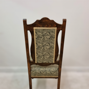 Antique Edwardian Bedroom Chair c1910 / New Upholstery / FREE DELIVERY - Image 3