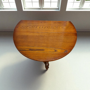 Vintage Old Charm Wood Brothers Oak Gate Leg Drop Leaf Dining Table / Tudor Brown / c1970 / FREE DELIVERY - Image 7
