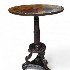 Antique Oak Wine Side Table / Made in England c1920 / FREE DELIVERY - Image 8