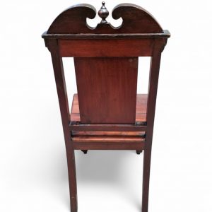 Antique Mahogany Hall Chair / Highly Carved c1840 / FREE DELIVERY - Image 7