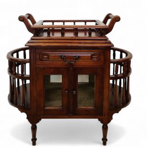 Antique Drink Cabinet / Solid Mahogany / Removable Tray / c1910 / FREE DELIVERY - Image 4