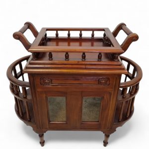 Antique Drink Cabinet / Solid Mahogany / Removable Tray / c1910 / FREE DELIVERY - Image 11