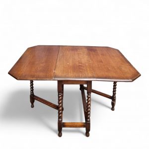 Antique English Oak Drop Leaf Table / Barley Twist / Dates From Around The 1880s / 6-8 Seats / FREE DELIVERY - Image 8