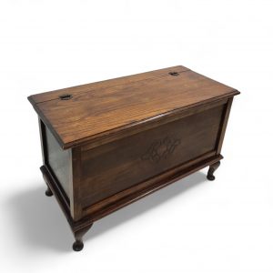Antique Wooden Storage Blanket Chest / Lift Top / Solid Oak / c1920 / FREE DELIVERY - Image 3