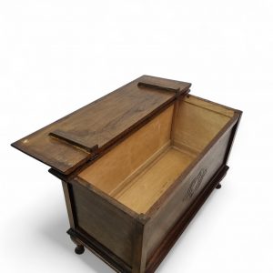 Antique Wooden Storage Blanket Chest / Lift Top / Solid Oak / c1920 / FREE DELIVERY - Image 4