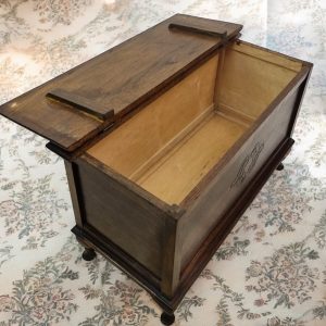 Antique Wooden Storage Blanket Chest / Lift Top / Solid Oak / c1920 / FREE DELIVERY