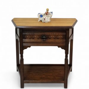 Vintage Oak Console Table / Old Charm Style / Table Solid Oak / Made in England c1950 / FREE DELIVERY - Image 4