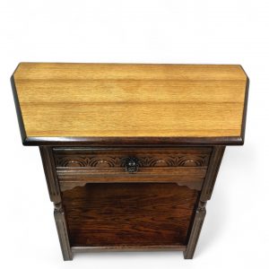Vintage Oak Console Table / Old Charm Style / Table Solid Oak / Made in England c1950 / FREE DELIVERY - Image 11