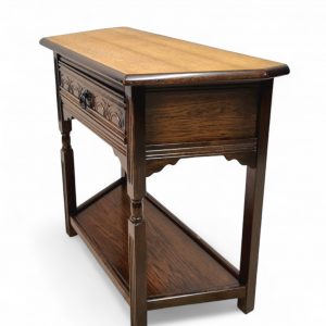Vintage Oak Console Table / Old Charm Style / Table Solid Oak / Made in England c1950 / FREE DELIVERY - Image 6