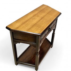 Vintage Oak Console Table / Old Charm Style / Table Solid Oak / Made in England c1950 / FREE DELIVERY - Image 10