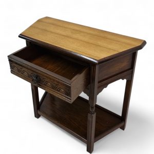 Vintage Oak Console Table / Old Charm Style / Table Solid Oak / Made in England c1950 / FREE DELIVERY - Image 5