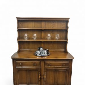 Vintage Ercol Carved Oak Dresser / Made in England 1960s / FREE DELIVERY - Image 4