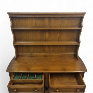 Vintage Ercol Carved Oak Dresser / Made in England 1960s / FREE DELIVERY - Image 3