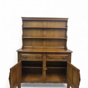 Vintage Ercol Carved Oak Dresser / Made in England 1960s / FREE DELIVERY - Image 6