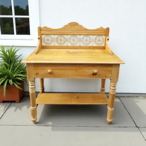 Antique Victorian Wash Stand / Solid Pine / c1890 / FREE DELIVERY