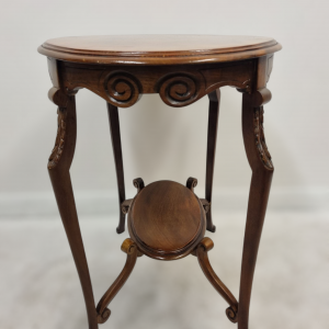 Antique Edwardian Mahogany Two-Tier Occasional Table / Servants Wooden Table / Edwardian (1901-1920) Time Period / FREE DELIVERY - Image 3