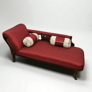 Antique Edwardian Chaise Longue / Solid Oak Frame / c1910 / FREE DELIVERY - Image 3