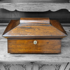 Antique Victorian Tea Caddy Box / c.1880 / FREE DELIVERY - Image 7