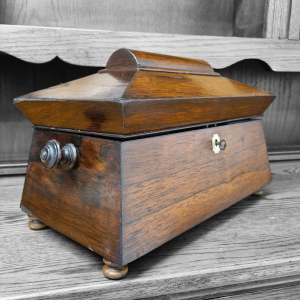 Antique Victorian Tea Caddy Box / c.1880 / FREE DELIVERY - Image 5