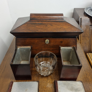Antique Victorian Tea Caddy Box / c.1880 / FREE DELIVERY - Image 8