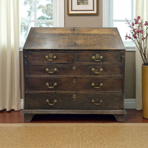 Antique Georgian Oak Bureau / Made in England / Circa 1810 / FREE DELIVERY - Image 1