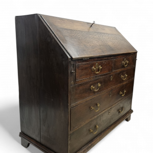 Antique Georgian Oak Bureau / Made in England / Circa 1810 / FREE DELIVERY - Image 4