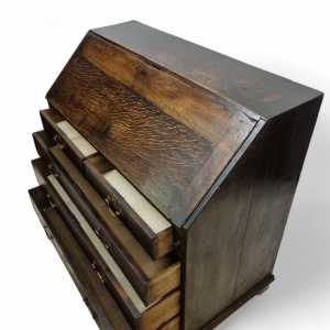 Antique Georgian Oak Bureau / Made in England / Circa 1810 / FREE DELIVERY - Image 7