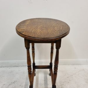 Antique Oak Side Occasional Oval Hall Table / c1900 / FREE DELIVERY - Image 6