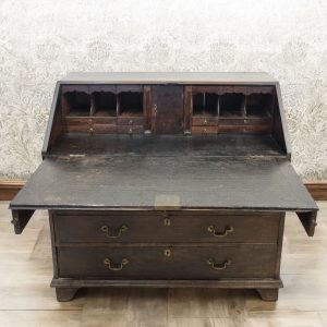 Antique Georgian Oak Bureau / Made in England / Circa 1810 / FREE DELIVERY - Image 6