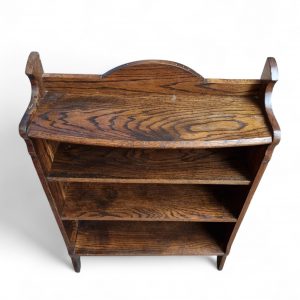 Antique Edwardian Carved Oak Open Bookcase Bookshelves / Early 20th Century / FREE DELIVERY - Image 6