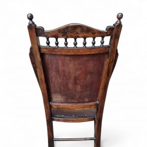 Antique Edwardian Beech Floral Occasional Chair / Early 20th / FREE DELIVERY - Image 9