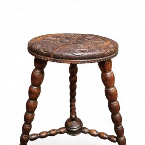 Antique Edwardian Small Occasional Table / Handmade Carved / c1910 / FREE DELIVERY - Image 6
