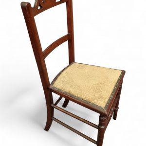 Antique Victorian Mahogany Bedroom Chair / c1870 / FREE DELIVERY - Image 7