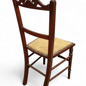 Antique Victorian Mahogany Bedroom Chair / c1870 / FREE DELIVERY - Image 6