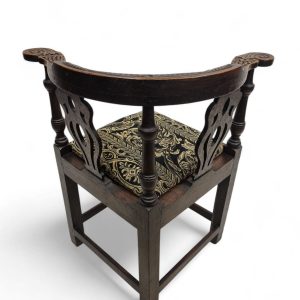 Antique Carved Corner Chair / c.1900 / FREE DELIVERY - Image 4