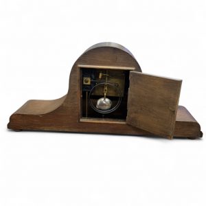Antique Victorian Oak Napoleon Mantle Clock / c1880 / FREE DELIVERY - Image 9