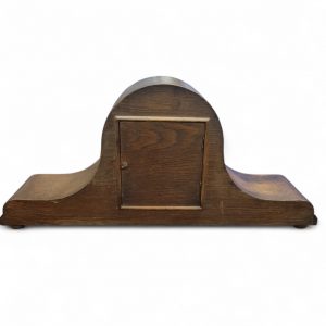 Antique Victorian Oak Napoleon Mantle Clock / c1880 / FREE DELIVERY - Image 8