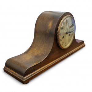 Antique Victorian Oak Napoleon Mantle Clock / c1880 / FREE DELIVERY - Image 7